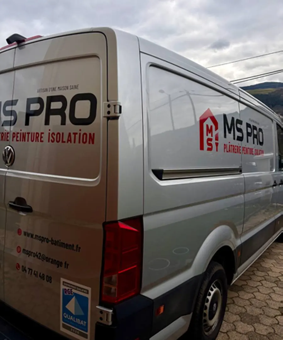 Covering utilitaire — MS Pro – covering réalisé par Loire Pub